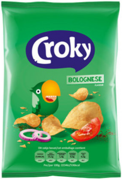 Croky Bolognese Chips (12 x 100 gr.)
