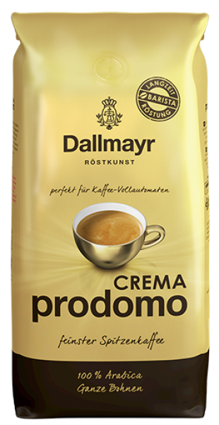 Dallmayr Crema Prodomo Kaffeebohnen (8 x 1 Kilo)