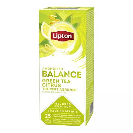 Lipton Balance Green Tea Citrus (6 x 25 teabags)