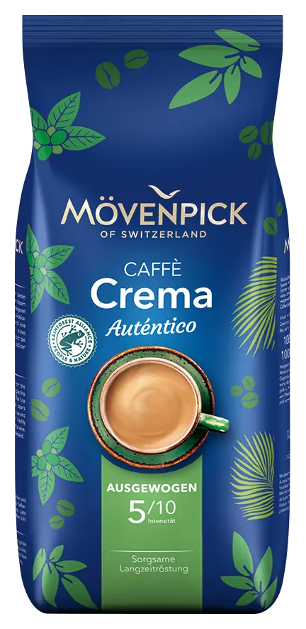Mövenpick El Autentico Caffè Crema Kaffeebohnen (4 x 1 Kilo)