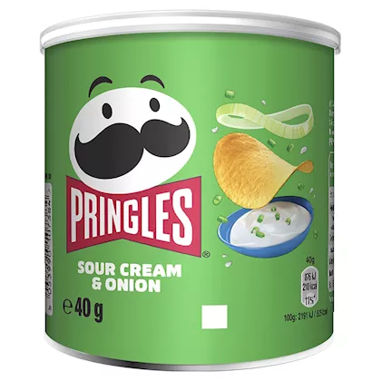 Pringles Sour Cream & Onion (12 x 40 gr.)
