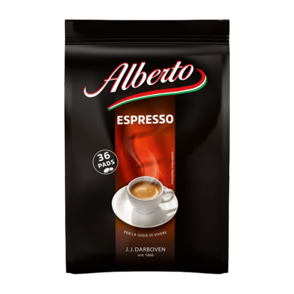 Alberto Espresso Koffiepads (6 x 36 Pads)