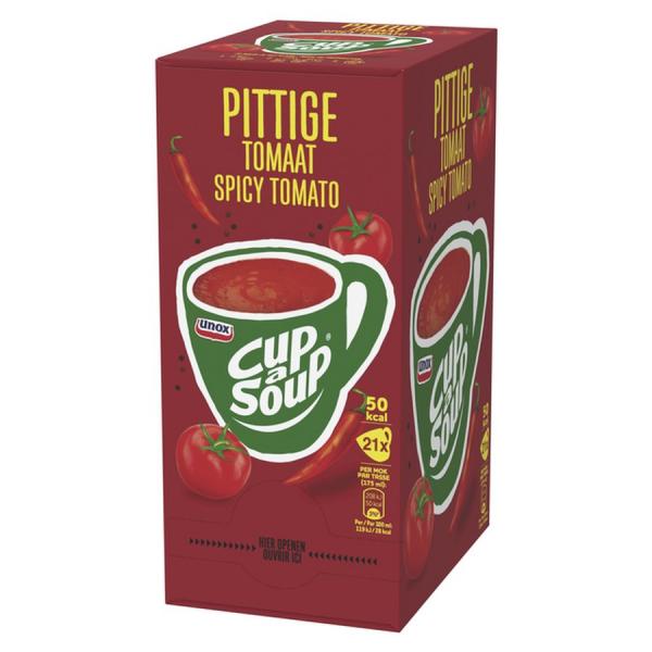 Unox Cup a Soup Pittige Tomatensoep (21 x 16 gr. NL)