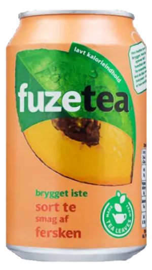 Fuze Tea Peach Black Tea (24 x 0,33 Liter cans DK)