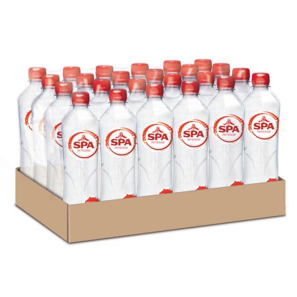 Spa Rot Intense Sprudelwasser (24 x 0,5 Liter PET Flaschen BE)
