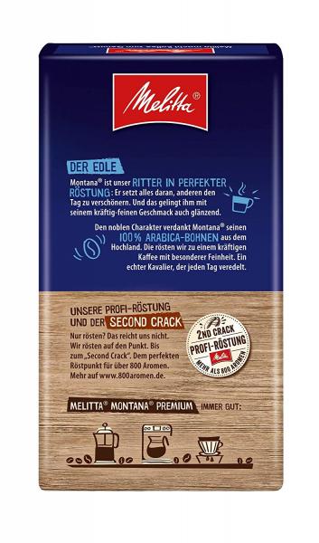 Melitta Montana gemahlen Kaffee (12 x 500 gr.)