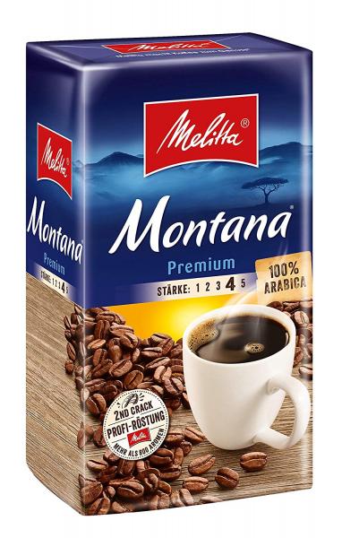 Melitta Montana gemahlen Kaffee (12 x 500 gr.)