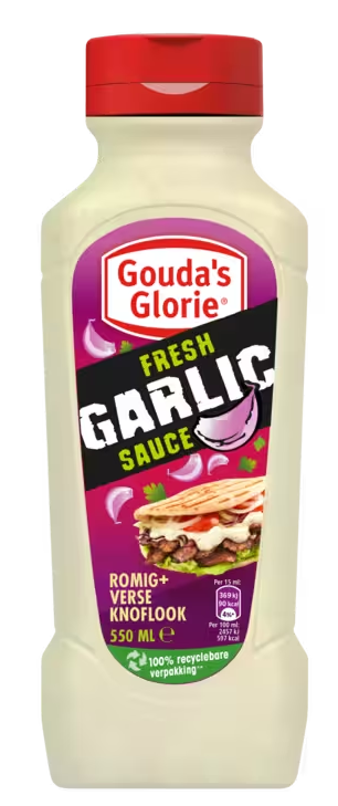gouda's glorie garlic sauce