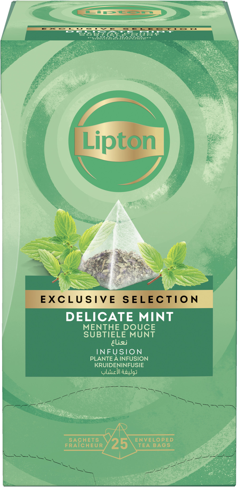 Lipton Exclusive Selection Delicate Mint (6 x 25 theezakjes)