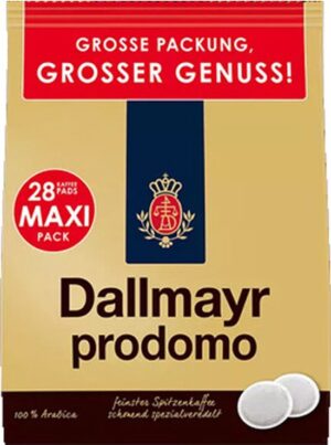 Dallmayr Prodomo Coffee Pads (10 x 28 Pads)