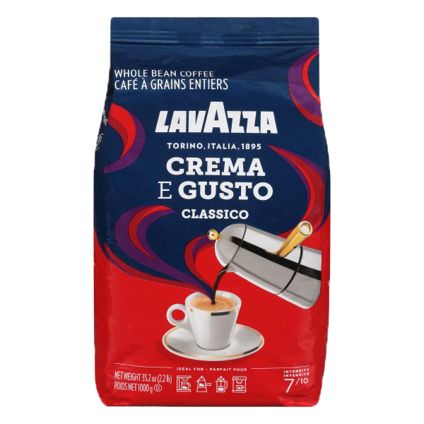 Lavazza Crema e Gusto Classico koffiebonen (4 x 1 Kilo)