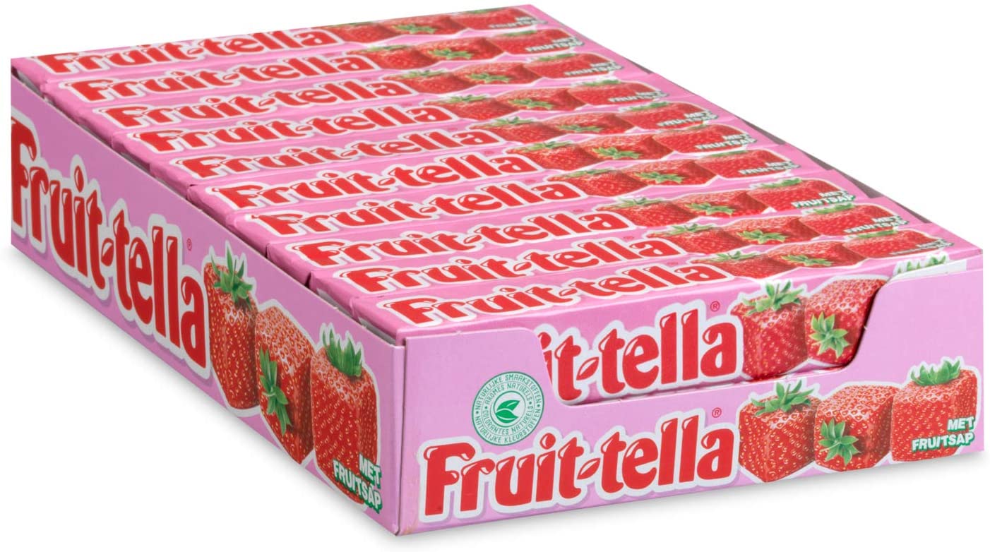 fruittella aardbei doos