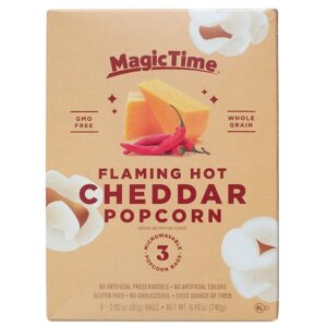 Magic Time Flaming Hot Cheddar Popcorn (240 g)