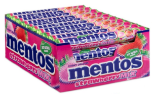 mentos strawberry mix