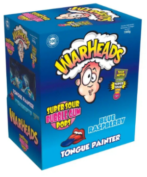 warheads pops raspberry