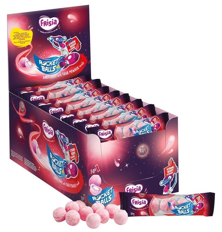 frisia rocket balls strawberry