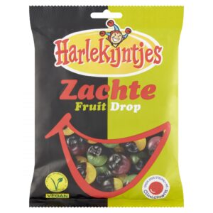 Harlekijntjes Soft Fruit Licorice (Vegan) (12 x 300 Gr.)