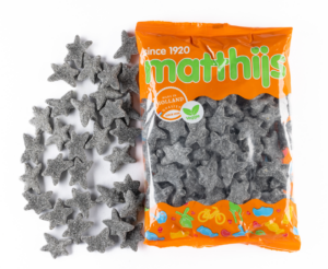 Matthijs Gezouten Zeesterren Licorice (1 x 1000 Gr.)