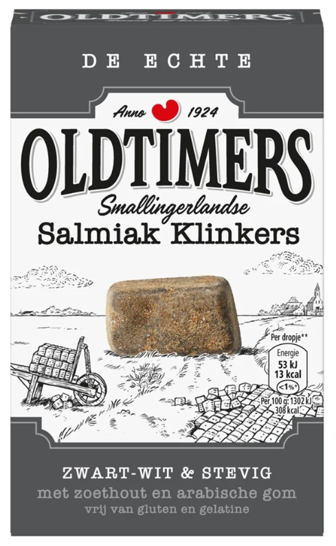 Oldtimers Sallingerlandse Salmiak Klinkers (6 x 235 Gr.)