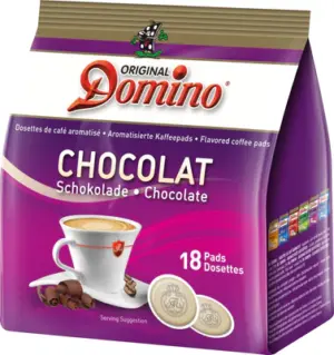 Domino Chocolat Coffee Pads (12 x 18 pieces)