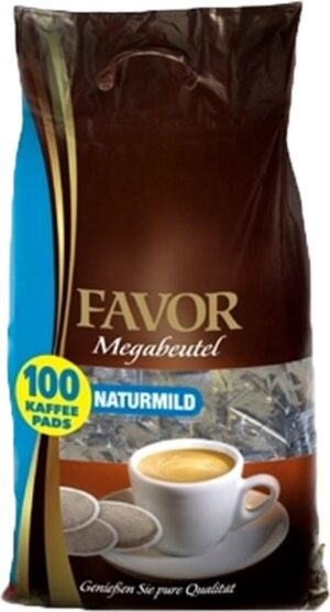 Favor Naturmild Koffiepads (8 x 100 stuks)