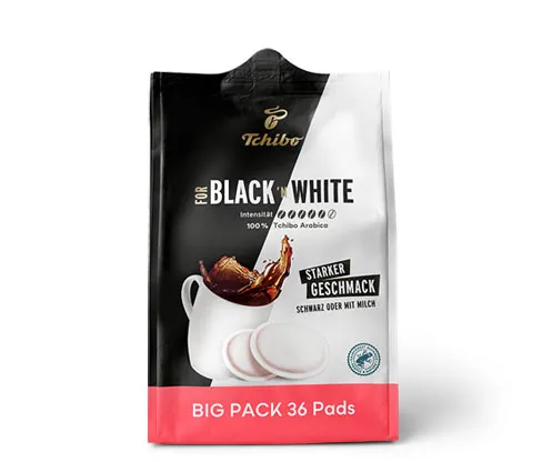 Tchibo Black & White Koffiepads (12 x 36 Pads)