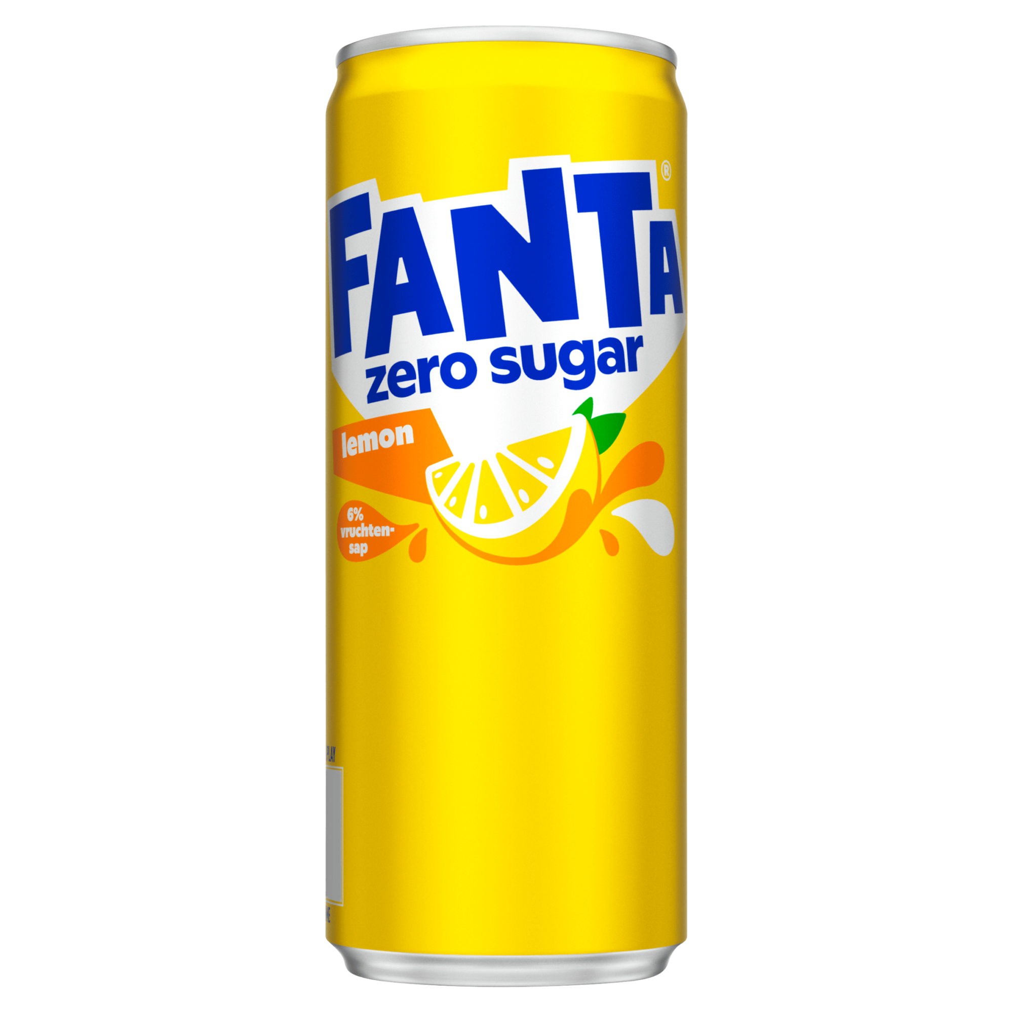 Fanta Zero Sugar Lemon (24 x 0,33 Liter blik NL)
