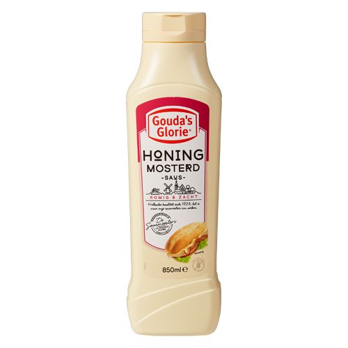 Gouda's Glorie Honing Mosterd Saus (8 x 850 ml)
