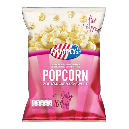 Jimmy's Air Popped Popcorn Sweet (21 x 27 gr.)