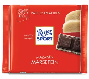 Ritter Sport Dark Marzipan (12 x 100g)