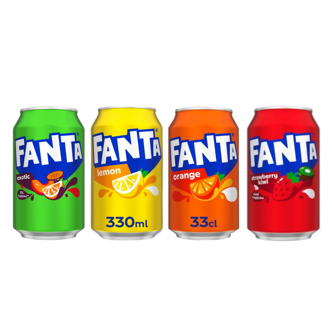 Fanta Mix Paket (24 x 0,33 Liter Dosen DK)