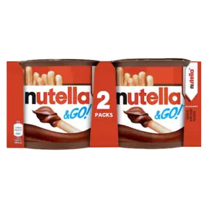Nutella & Go 2-Pack (16 x 104 Gr.)