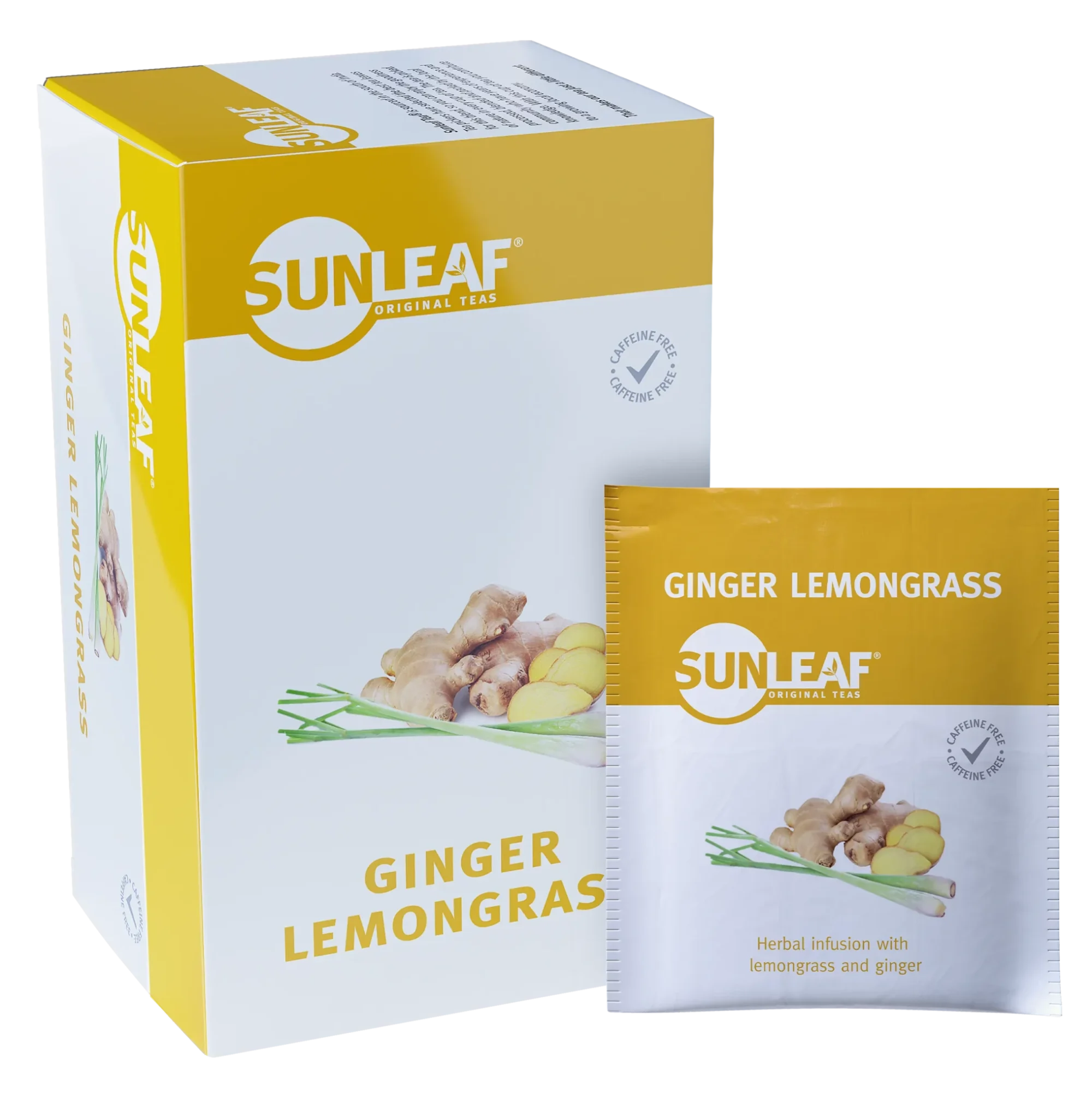 Sunleaf Ginger Lemongrass (4 x 25 theezakjes)