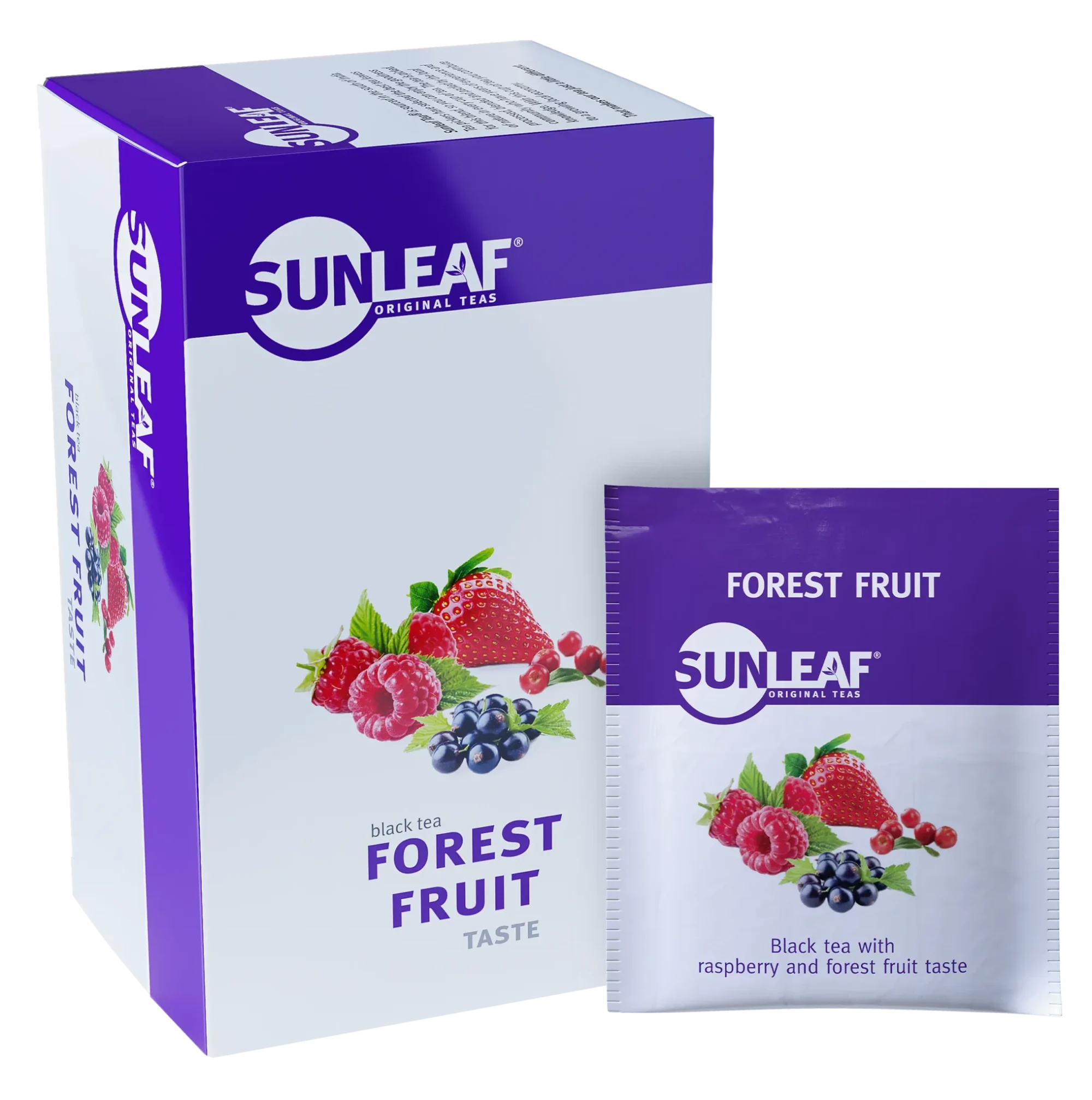 Sunleaf Zwarte Thee Forest Fruit (4 x 25 theezakjes)