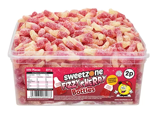 Sweetzone Fizzy Cherry Bottles Silo (805g)