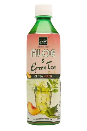 Tropical Aloe Vera Green Tea Peach (20 x 0,5 Liter PET-Flaschen)