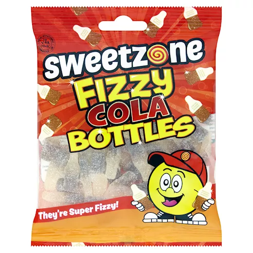 Sweetzone Fizzy Cola Bottles (12 x 90g)