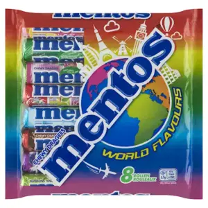 Mentos World Flavours Rolls (8 x 37,5g)