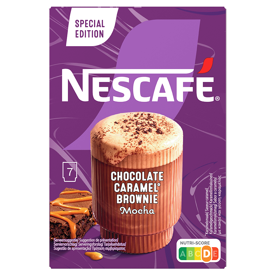 Nescafe Chocolate Caramel Brownie Mocha (6 x 7 stuks)