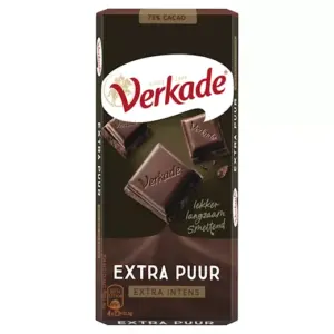 Verkade Extra Dark Chocolate (12 x 111g)