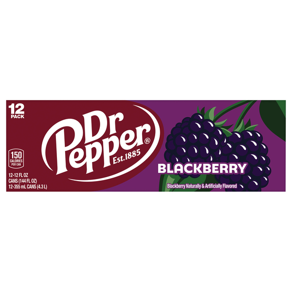 Dr. Pepper USA Blackberry (12 x 0,355 Liter blik) STG