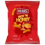 Herr's Hot 'N Honey Cheese Curls (12 x 113g UK) Kopen