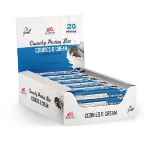 XXL Nutrition Crunchy Protein Bar Cookies & Cream (12 x 60g)