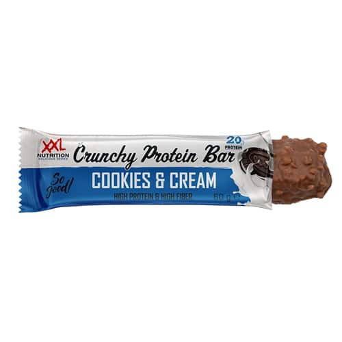 XXL Nutrition Crunchy Protein Bar Cookies & Cream (12 x 60g)
