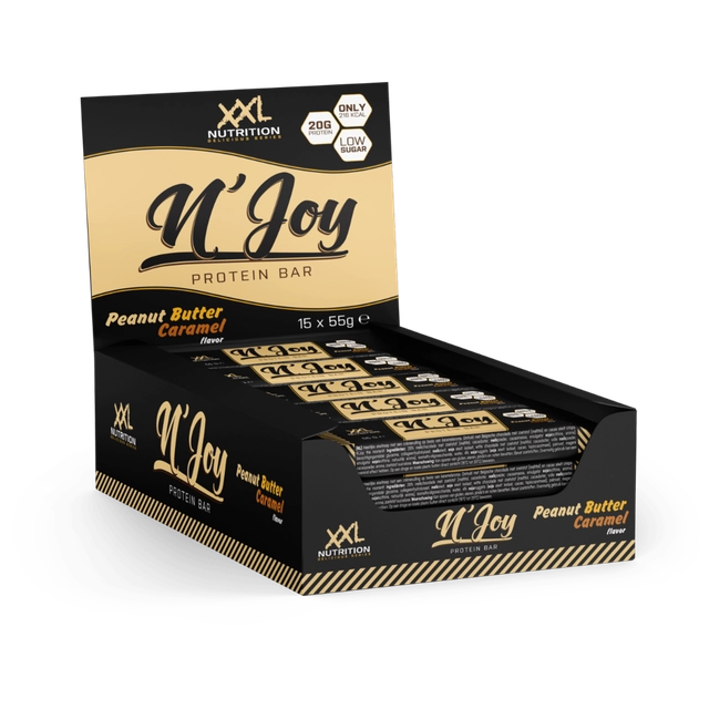 XXL Nutrition N'Joy Protein Bar Peanut Butter Caramel (15 x 55g)