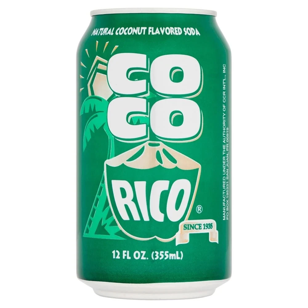 Coco Rico USA Coconut Flavored Soda (6 x 0,355 Liter blik)