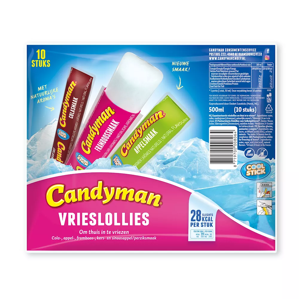 Candyman Vrieslollies (20 x 10 St.)