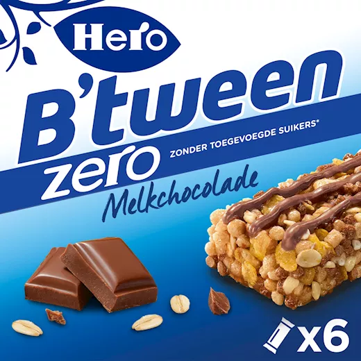 Hero B'Tween Milk Chocolate Zero (10 x 6 x 25g)