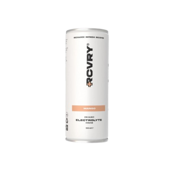 RCVRY Electrolyte Hydration Mango (12 x 0,25 Liter blik NL)
